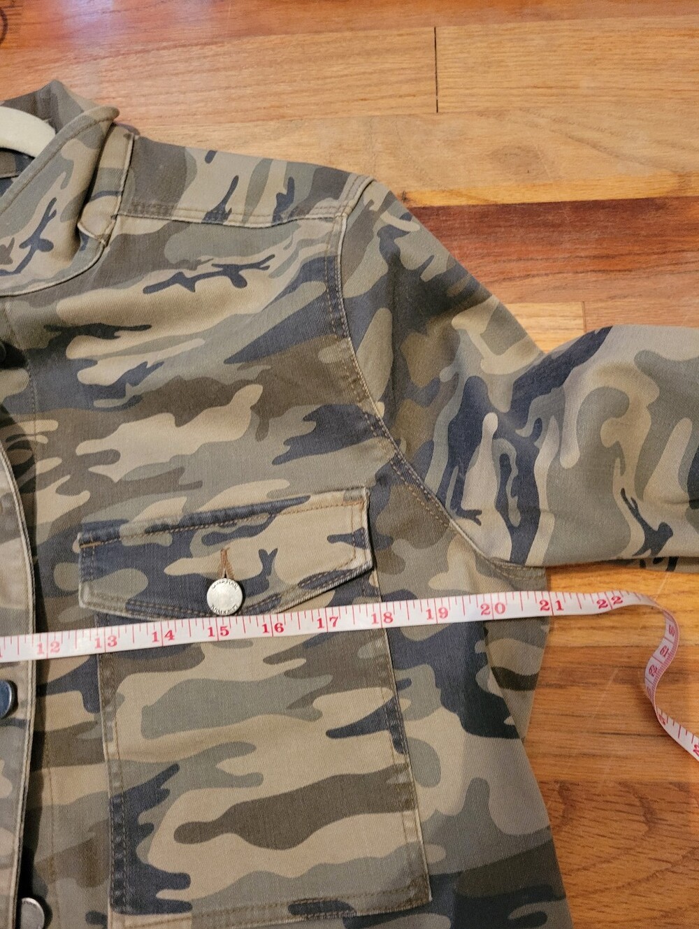 Liverpool Los Angeles Camo Print Jacket. Size M. Coat Biker Blokecore Military - Picture 8 of 12